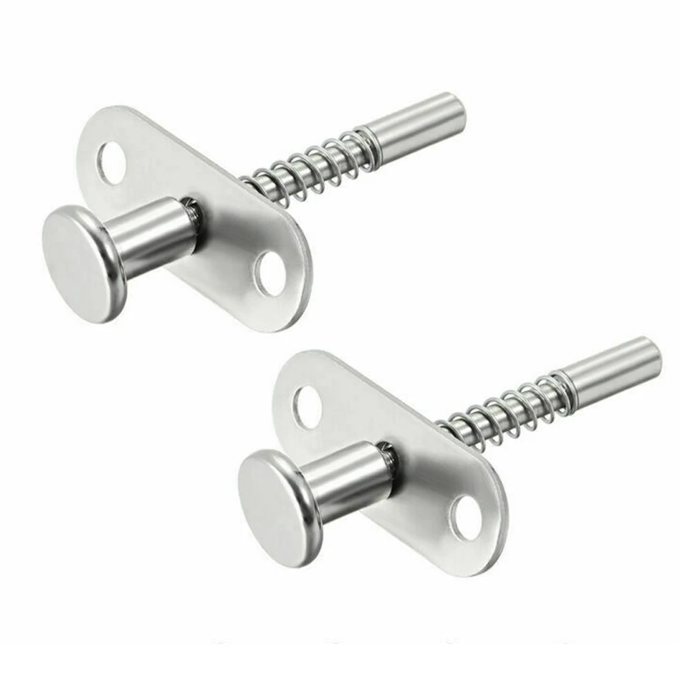 2 PCS Plunger Latches Spring-Loaded Stainless Steel Pull Ring Spring Door Bolt Latch Lock Adjustment Rod Latch Door Hardware
2 PCS Plunger Latches Spring-Loaded Stainless Steel Pull Ring Spring Door Bolt Latch Lock Adjustment Rod Latch Door Hardware
