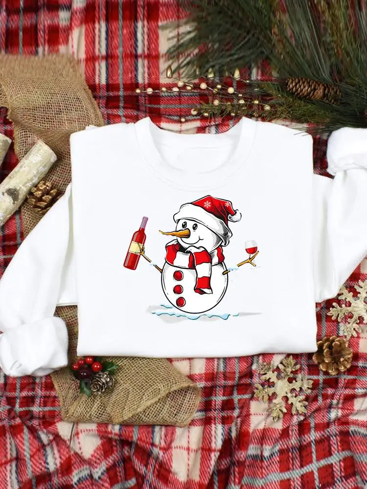 Pullovers For Women Snowman Funny Cute Happy New Year Fashion Merry Christmas Printing Graphic Sweatshirts Female Clothing
Pullovers For Women Snowman Funny Cute Happy New Year Fashion Merry Christmas Printing Graphic Sweatshirts Female Clothing