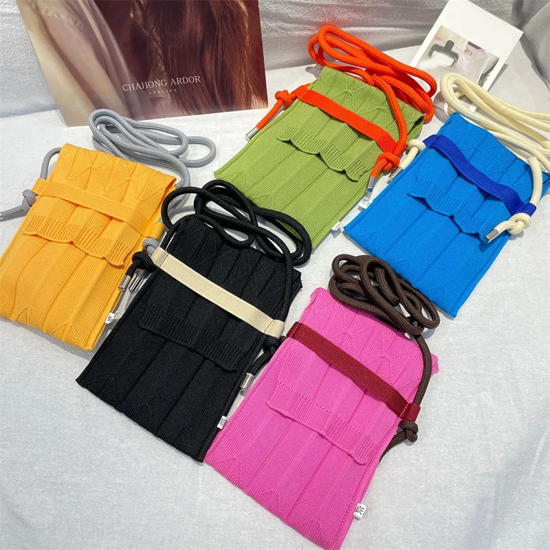Fashion Knitting Small Crossbody Bags Women Organ Pleated Mini Shoulder Messenger Bag Ladies Foldable Long Straps Phone Purse 
Fashion Knitting Small Crossbody Bags Women Organ Pleated Mini Shoulder Messenger Bag Ladies Foldable Long Straps Phone Purse