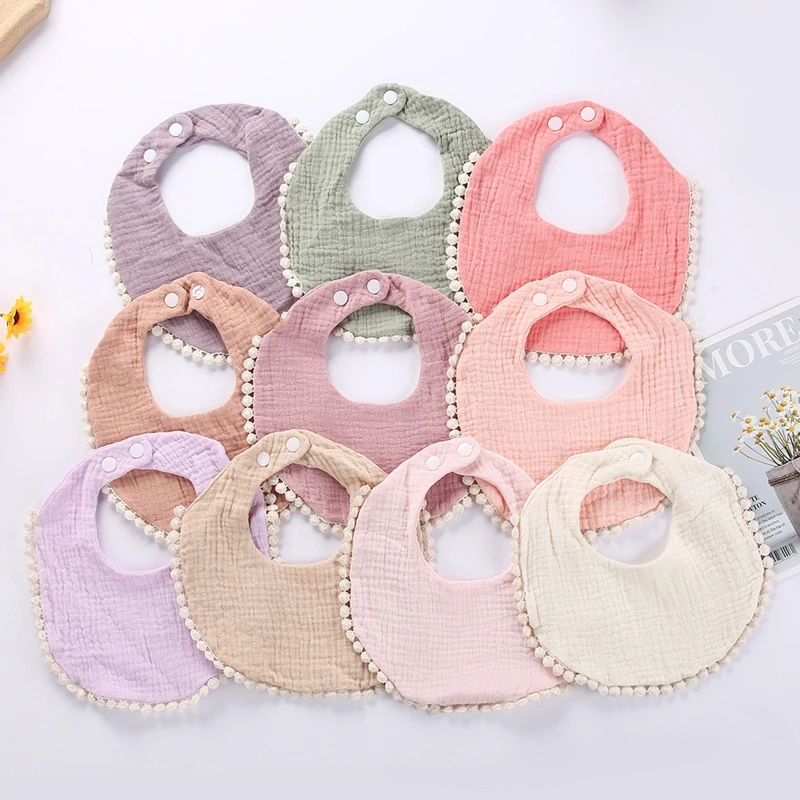 Baby Cotton Bib Toddler Wrinkle Pattern with Snap Buckle Saliva Towel for Newborn Boys Girls Chewing Eating Supplies
Baby Cotton Bib Toddler Wrinkle Pattern with Snap Buckle Saliva Towel for Newborn Boys Girls Chewing Eating Supplies