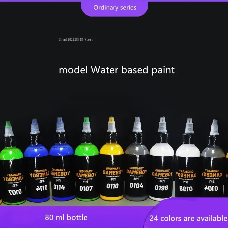 80ml Waterborne Common Paint Series Spray Preconditioning Paint DIY Manual Model Paint Color Waterborne Pigment Without Dilution
80ml Waterborne Common Paint Series Spray Preconditioning Paint DIY Manual Model Paint Color Waterborne Pigment Without Dilution
