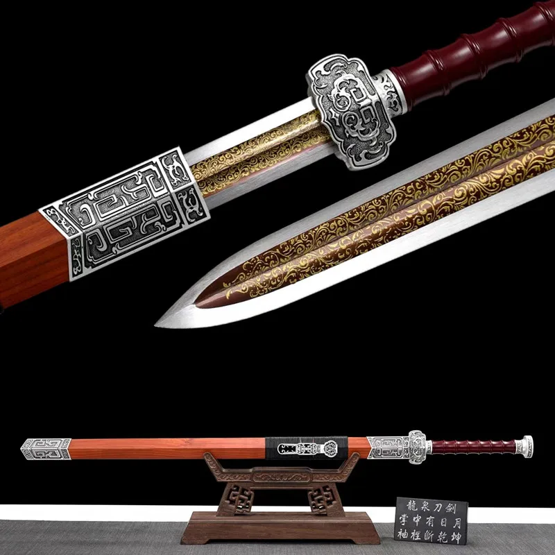Tradition Chinese Sword Hand Forged Spring Steel Blade Han Dynasty `Full Tang Sword Real Sharp Espada Chinesa Battle Ready Sword
Tradition Chinese Sword Hand Forged Spring Steel Blade Han Dynasty `Full Tang Sword Real Sharp Espada Chinesa Battle Ready Sword