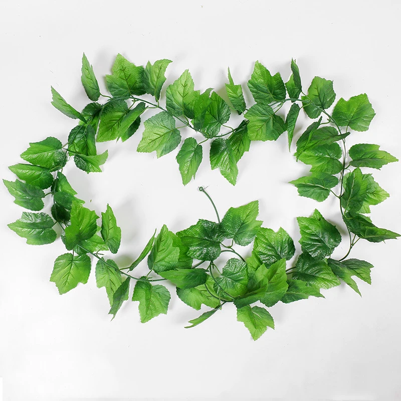 2 Pieces Artificial Plant Grape Leaf Rattan Vine Green Leaf Plant Tree Leaf Home Christmas Decoration Plastic Green Plant
2 Pieces Artificial Plant Grape Leaf Rattan Vine Green Leaf Plant Tree Leaf Home Christmas Decoration Plastic Green Plant