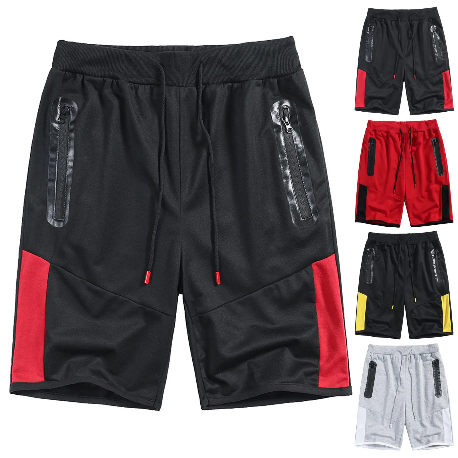 Летние мужские модные шорты в стиле пэчворк, быстросохнущие уличные повседневные свободные спортивные шорты для бега и тренировок с карман... 
Летние мужские модные шорты в стиле пэчворк, быстросохнущие уличные повседневные свободные спортивные шорты для бега и тренировок с карман...