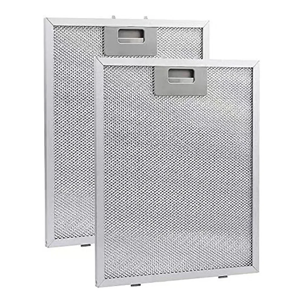 

Premium Metal Mesh Filter Silver Cooker Hood Filters 305 x 267 x 9mm Compatible with Leading Brands Easy to Clean