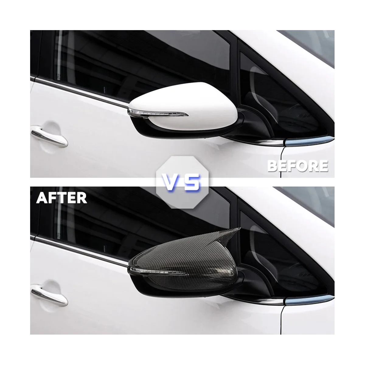 1Pair Rearview Mirror Cover Housing Ox Horn Trim Caps for Kia K3 Forte 2013-2018 Side Wing Mirror Shell Sticker B
1Pair Rearview Mirror Cover Housing Ox Horn Trim Caps for Kia K3 Forte 2013-2018 Side Wing Mirror Shell Sticker B