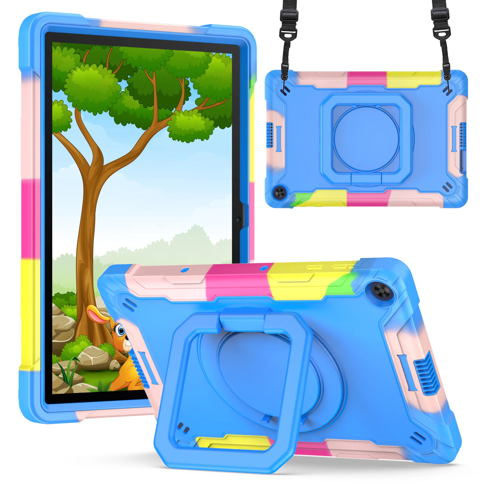 BuzzLee For Huawei MatePad T10S / T10 9.7" Cover Kids Safe Shockproof Tablet Case w/360 Rotating Hand-Held MatePad T10S / T10
BuzzLee For Huawei MatePad T10S / T10 9.7" Cover Kids Safe Shockproof Tablet Case w/360 Rotating Hand-Held MatePad T10S / T10
