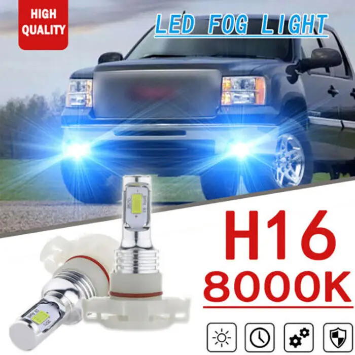 2x 5202 H16 New LED Fog Lights For 07-17 GMC Sierra 1500 2500 3500 70W 8000K
2x 5202 H16 New LED Fog Lights For 07-17 GMC Sierra 1500 2500 3500 70W 8000K