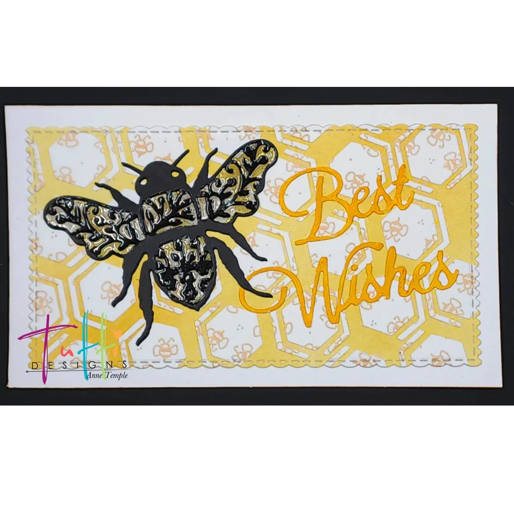 

Cute Openwork Bee Decoration Metal Cutting Dies 2022 New DIY Scrapbooking Album Paper Cards Decorative Crafts Embossing Die Cuts