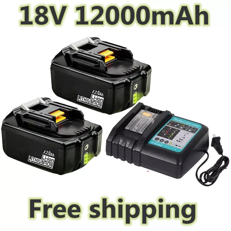 Аккумуляторная батарея BL1860, 18 в, 12000 мАч, литий-ионная батарея для Makita BL1840, BL1850, BL1830, BL1860B, LXT400
Аккумуляторная батарея BL1860, 18 в, 12000 мАч, литий-ионная батарея для Makita BL1840, BL1850, BL1830, BL1860B, LXT400