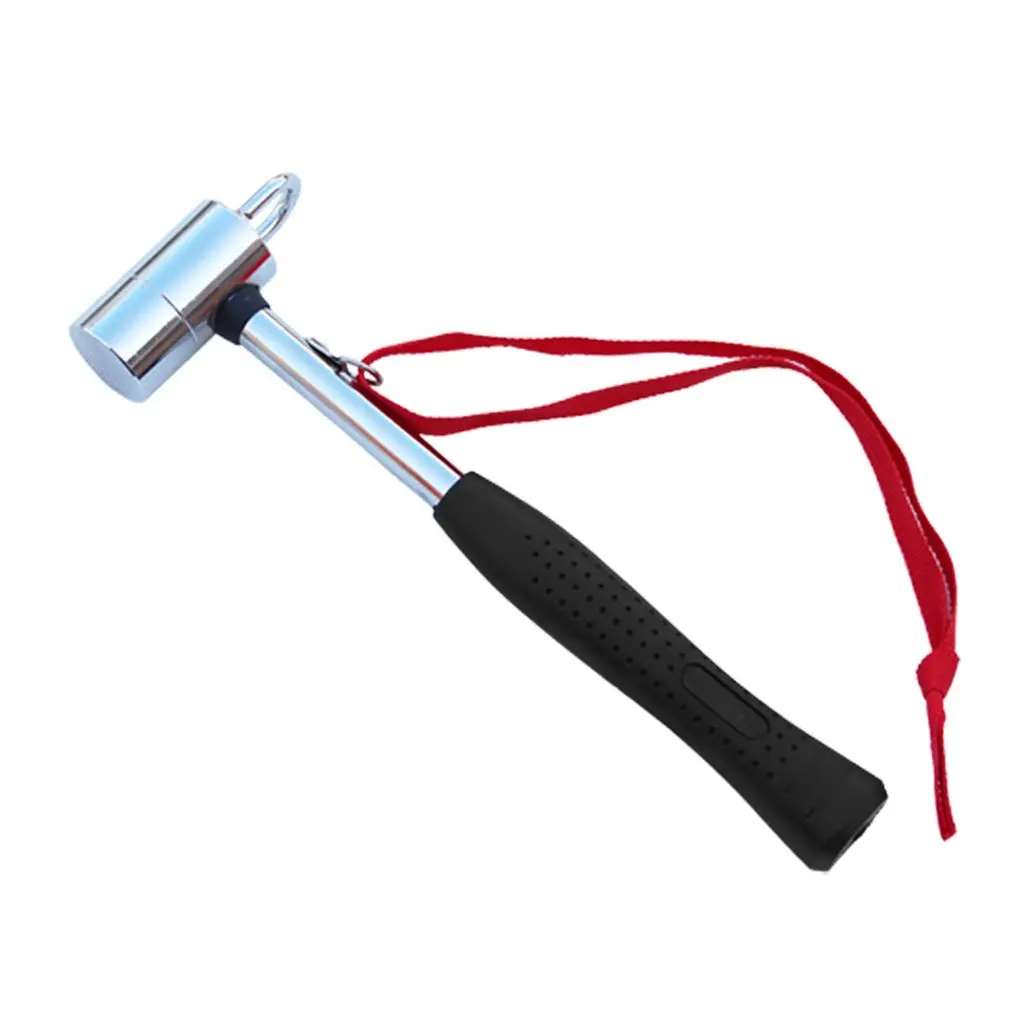 

Lightweight Ergonomic Handle Camping Peg Hammer with Steel Head for Tent Stakes Outdoor Tent Supplies