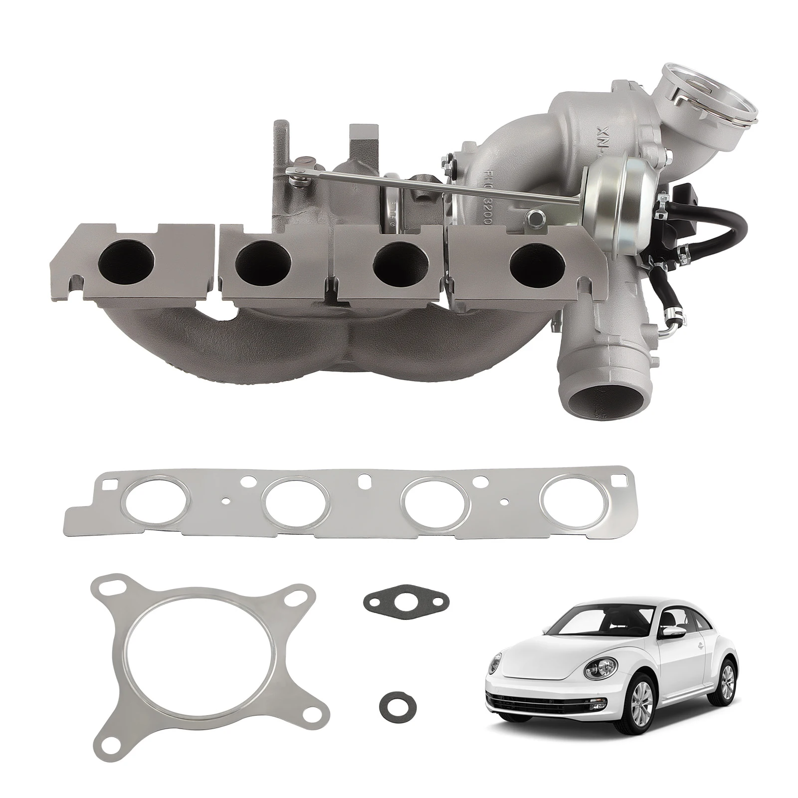 Turbocharger Turbo for VW 2.0L CCTA CC Beetle Passat Jetta 2008-2014 06J145713L
Turbocharger Turbo for VW 2.0L CCTA CC Beetle Passat Jetta 2008-2014 06J145713L