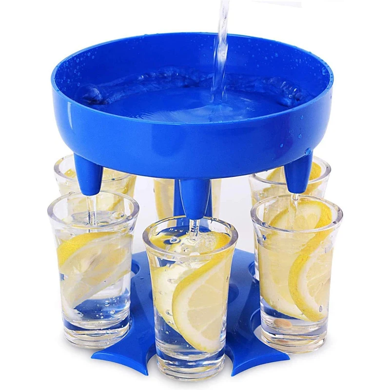 Shot Glasses Glasses Holder 6 Beer Dispenser Fast Filling Whiskey Decanator Game Whisky Glass Decanter Cocktail Shaker Bar Tools
Shot Glasses Glasses Holder 6 Beer Dispenser Fast Filling Whiskey Decanator Game Whisky Glass Decanter Cocktail Shaker Bar Tools