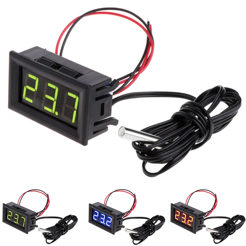 Embedded Thermometer Digital Temperature Sensor Digital LED -50~110°C For Temperature Panel Meter Gauge 5-12V Measure Tool
Embedded Thermometer Digital Temperature Sensor Digital LED -50~110°C For Temperature Panel Meter Gauge 5-12V Measure Tool