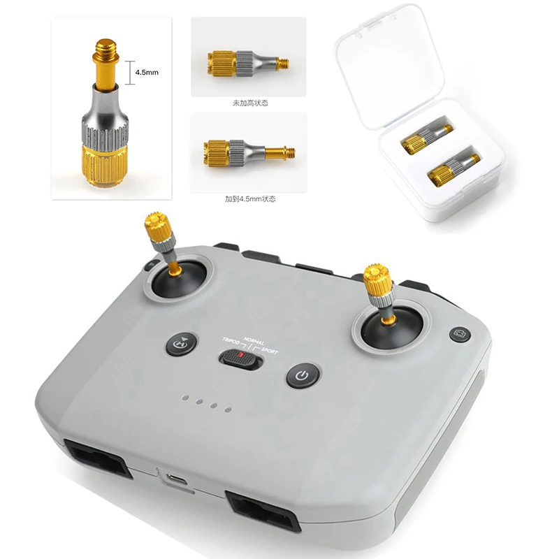 Джойстик для пульта управления дронами DJI Mavic 3/DJI Mavic AIR 2/2S/MINI 3 PRO, аксессуары для RC-N1
Джойстик для пульта управления дронами DJI Mavic 3/DJI Mavic AIR 2/2S/MINI 3 PRO, аксессуары для RC-N1