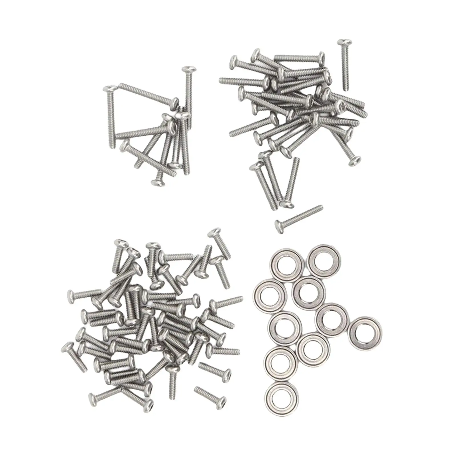 96Pcs Metal RC M1.4 Screws and Bearings Set Spare for Axial SCX24 Model Buggy Trucks RC Hobby Car DIY Accessory
96Pcs Metal RC M1.4 Screws and Bearings Set Spare for Axial SCX24 Model Buggy Trucks RC Hobby Car DIY Accessory
