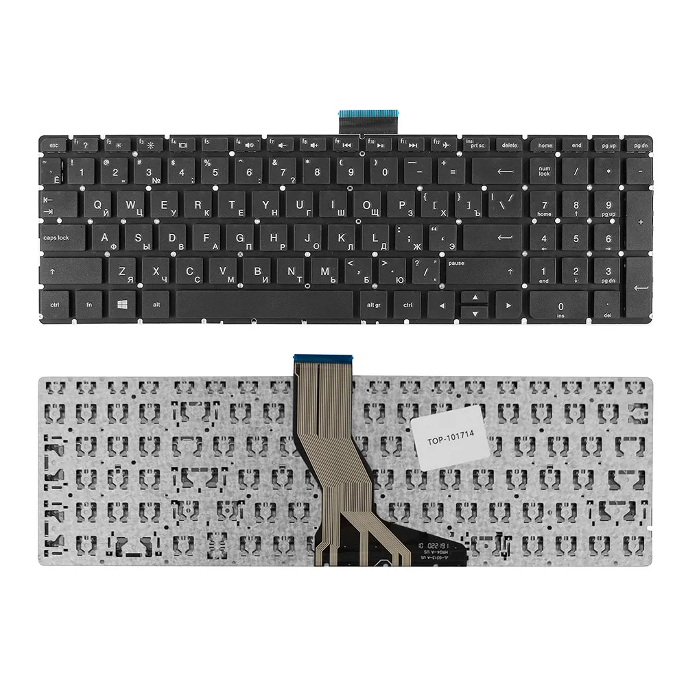 Фото Клавиатура для ноутбука HP PAVILION 15 AB054UR черная|Комплектующие - купить