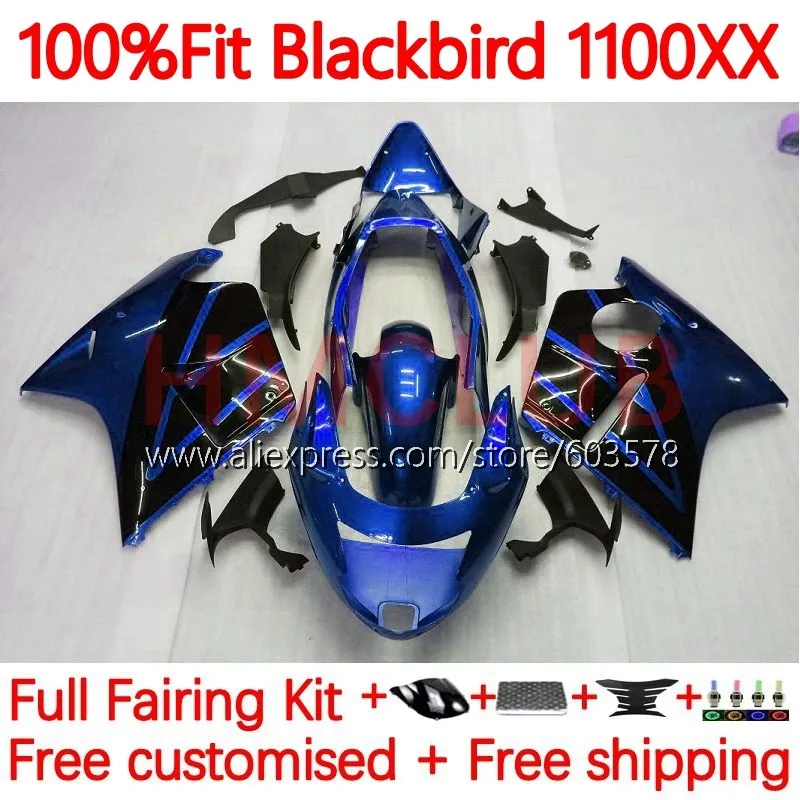 Blackbird For HONDA CBR1100XX CBR1100 CBR 1100 XX blue flames 1996 1997 1998 1999 2000 2001 02 03 04 05 06 07 Fairing 108No.106
Blackbird For HONDA CBR1100XX CBR1100 CBR 1100 XX blue flames 1996 1997 1998 1999 2000 2001 02 03 04 05 06 07 Fairing 108No.106
