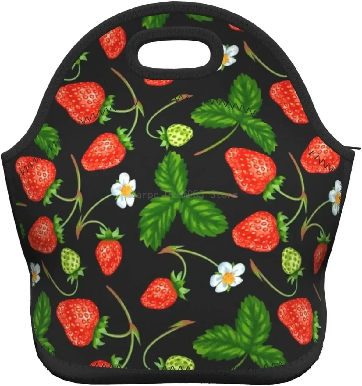 Insulated Neoprene Lunch Bag Fruit Strawberry Reusable Lunch Tote Bag For Camping Fitness Girls Boys
Insulated Neoprene Lunch Bag Fruit Strawberry Reusable Lunch Tote Bag For Camping Fitness Girls Boys