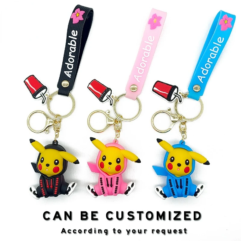 Anime Keychain Pikachu Cartoon Key Chain Anti-Pokemon Car Key Ring Baby Ornaments
Anime Keychain Pikachu Cartoon Key Chain Anti-Pokemon Car Key Ring Baby Ornaments
