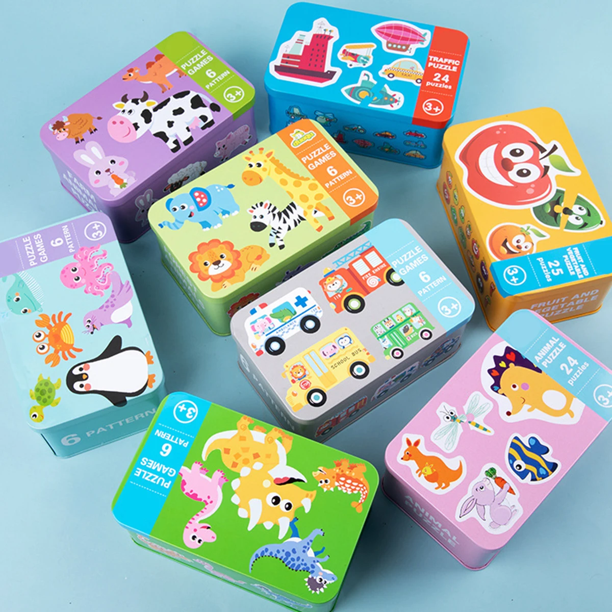 Baby Jigsaw Puzzle Toy Wooden Splicing Baby Enlightenment Early Educational Toy Baby and Infant Animal Shape Jigsaw Puzzle
Baby Jigsaw Puzzle Toy Wooden Splicing Baby Enlightenment Early Educational Toy Baby and Infant Animal Shape Jigsaw Puzzle