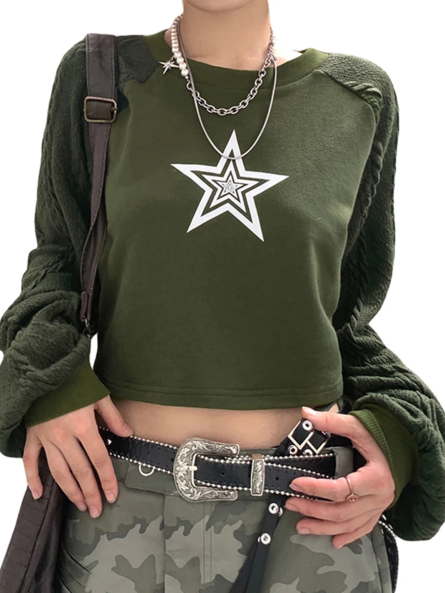 Women Sexy Long Sleeve Crop Top Aesthetic Harajuku Print T Shirts Sweatshirt Pullover Tops
Women Sexy Long Sleeve Crop Top Aesthetic Harajuku Print T Shirts Sweatshirt Pullover Tops