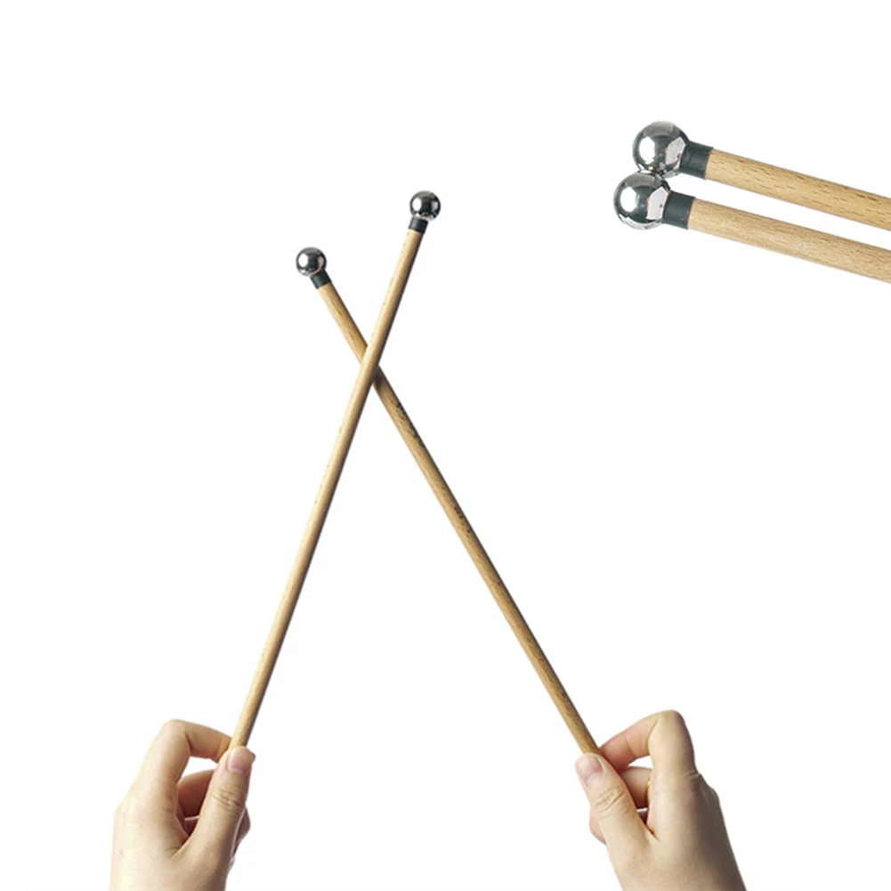 1 Pair Drumstick Sticks Malang Drum Xylophone Marimba Mallet Metal Head Wood Mallets Percussion Sticks Percussion Instruments
1 Pair Drumstick Sticks Malang Drum Xylophone Marimba Mallet Metal Head Wood Mallets Percussion Sticks Percussion Instruments