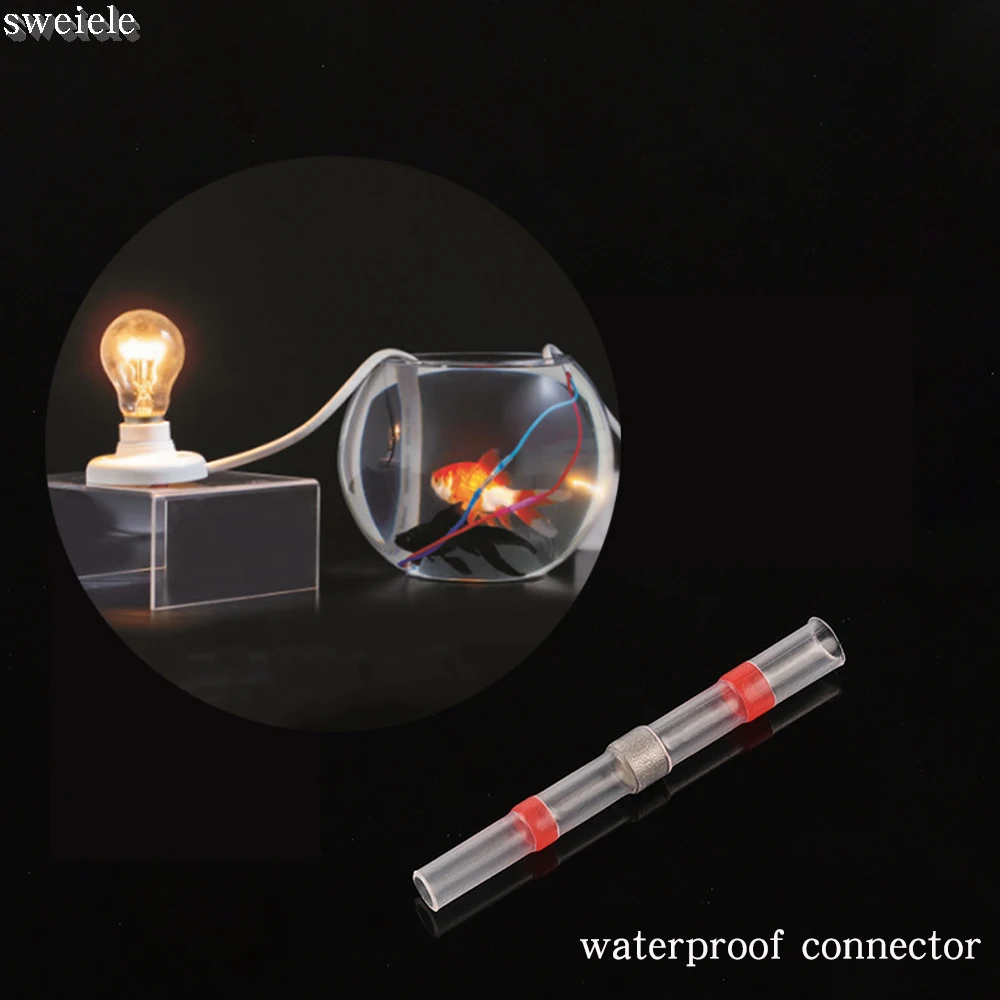 Heat Shrinkable Wire Connectors 10/20/30PCS SST02 Waterproof Sleeve AWG22-18 Butt Electrical Splice Tinned Solder Seal Te
Heat Shrinkable Wire Connectors 10/20/30PCS SST02 Waterproof Sleeve AWG22-18 Butt Electrical Splice Tinned Solder Seal Te