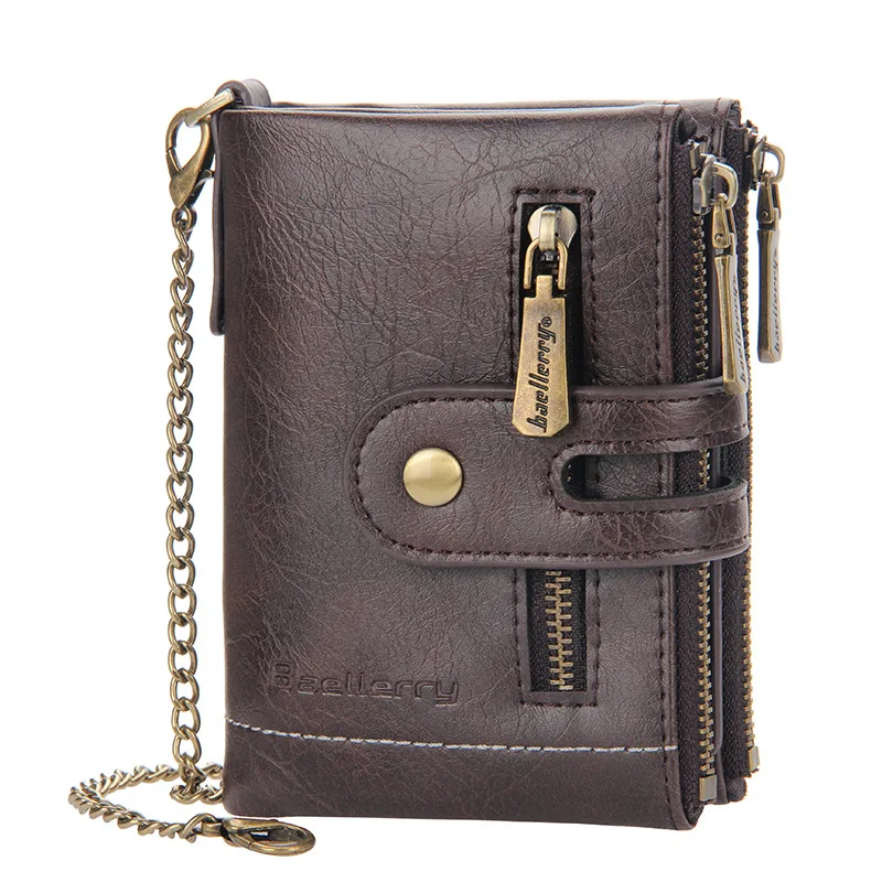 Retro PU Leather Men Wallet Fashion Zipper Soft Coin Purse Small Mini Credit Card Holder Trifold Perse Short Slim Walet for Men
Retro PU Leather Men Wallet Fashion Zipper Soft Coin Purse Small Mini Credit Card Holder Trifold Perse Short Slim Walet for Men