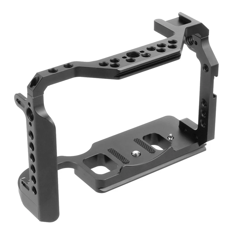 Black Aluminum Alloy Camera Protective Cage Small Rig Camera Cover Video Stabilizer Mount For Eos- R5 R6
Black Aluminum Alloy Camera Protective Cage Small Rig Camera Cover Video Stabilizer Mount For Eos- R5 R6