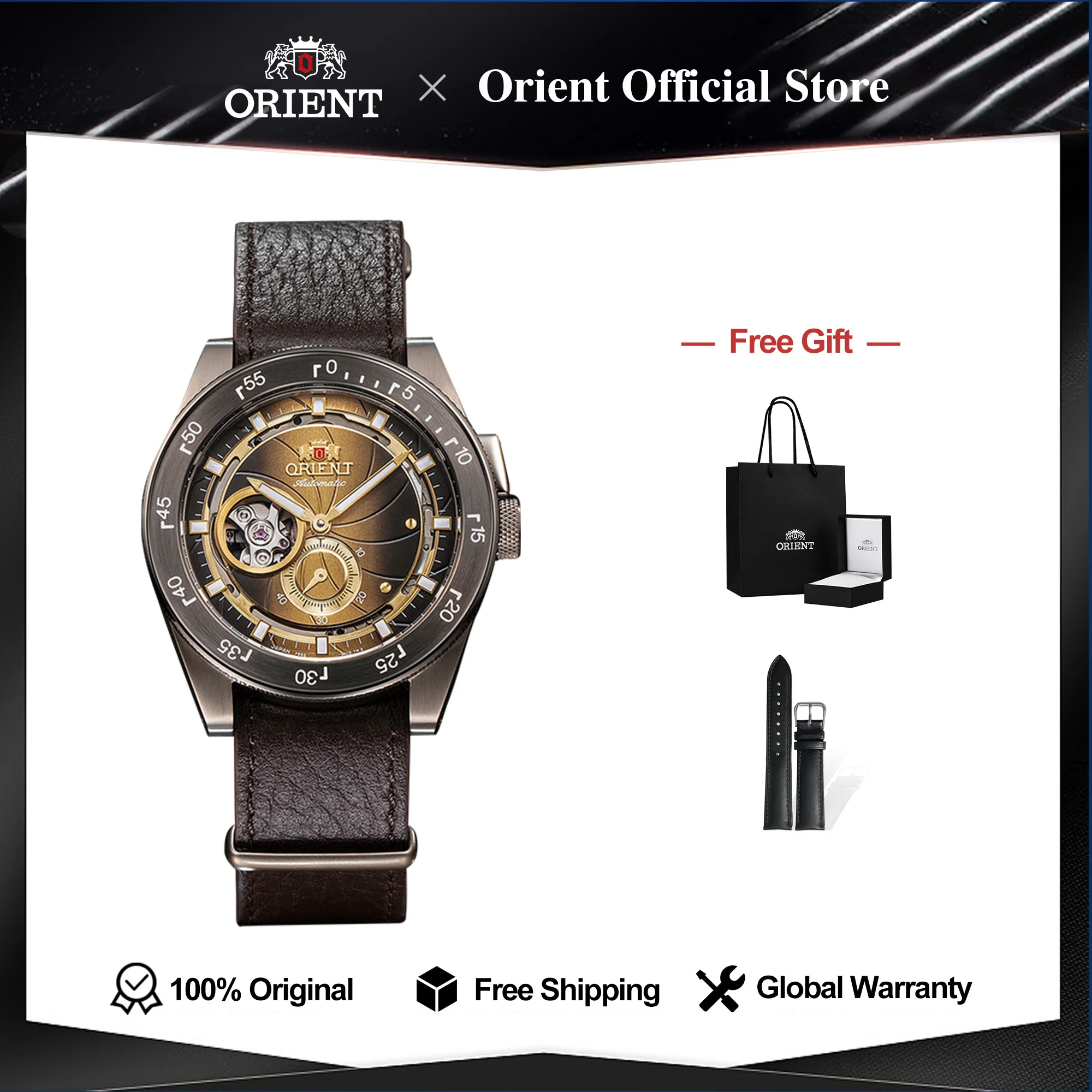

Original Orient Mechanical Man Watch,Japanese Limited Edition 70th Anniverary The Retro Future Camera Vintage Revival Collection