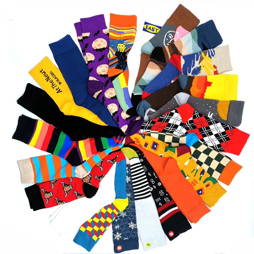 Prowow 10 Pairs/Set Random Color Crew Ankle Socks Men Cotton Harajuku Men Socks Funny Sport Breathable
Prowow 10 Pairs/Set Random Color Crew Ankle Socks Men Cotton Harajuku Men Socks Funny Sport Breathable