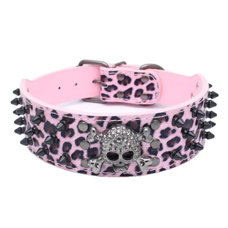 2" Wide Anti-bite Bullet Rivets Leather Dog Collar With Cool Skull For Golden Retriever Husky Border Collar Pet Accessories
2" Wide Anti-bite Bullet Rivets Leather Dog Collar With Cool Skull For Golden Retriever Husky Border Collar Pet Accessories