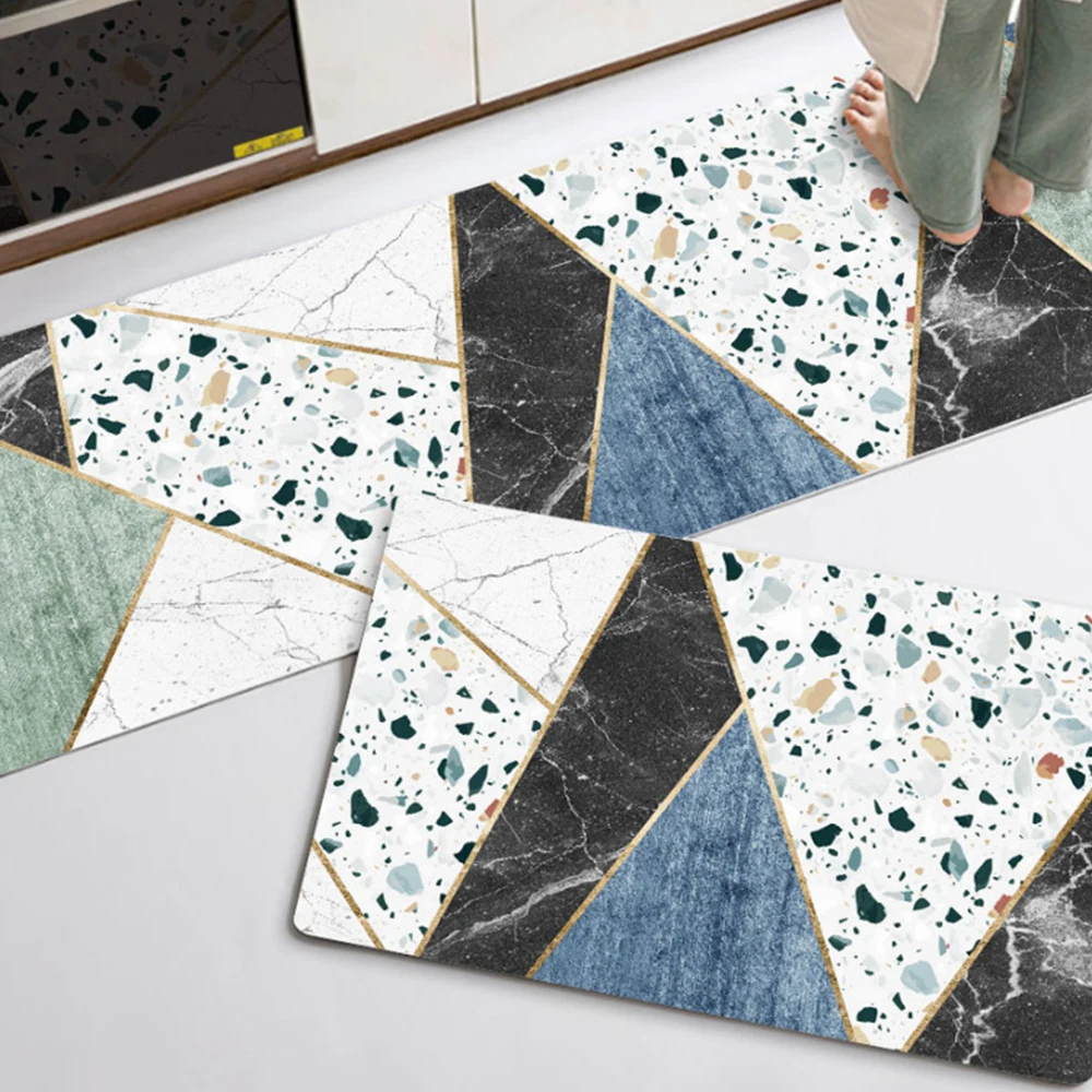 Kitchen Mat Quick Drying Absorbent Floor Mat Crystal Velvet Strip Floor Mat Washable Oil Proof Living Room Decorative Mat
Kitchen Mat Quick Drying Absorbent Floor Mat Crystal Velvet Strip Floor Mat Washable Oil Proof Living Room Decorative Mat