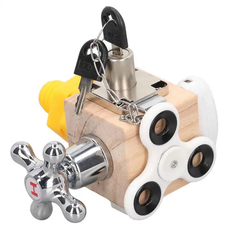 Kids Montessori Toy Wooden Activity Sensory Early Learning Educational Toys Lock Picking Toys for Children
Kids Montessori Toy Wooden Activity Sensory Early Learning Educational Toys Lock Picking Toys for Children