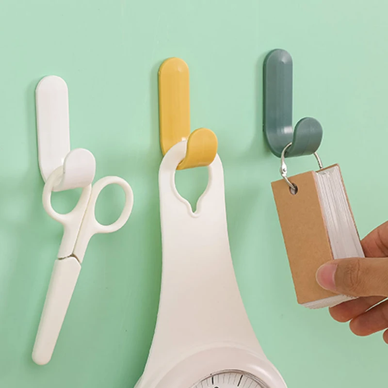 4Pcs/Set Self Adhesive Wall Hook Wall-Mounted Hat Clothing Hanger Hooks Keys Bags Overcoat Organizer Rack For Kitchen Bathroom
4Pcs/Set Self Adhesive Wall Hook Wall-Mounted Hat Clothing Hanger Hooks Keys Bags Overcoat Organizer Rack For Kitchen Bathroom