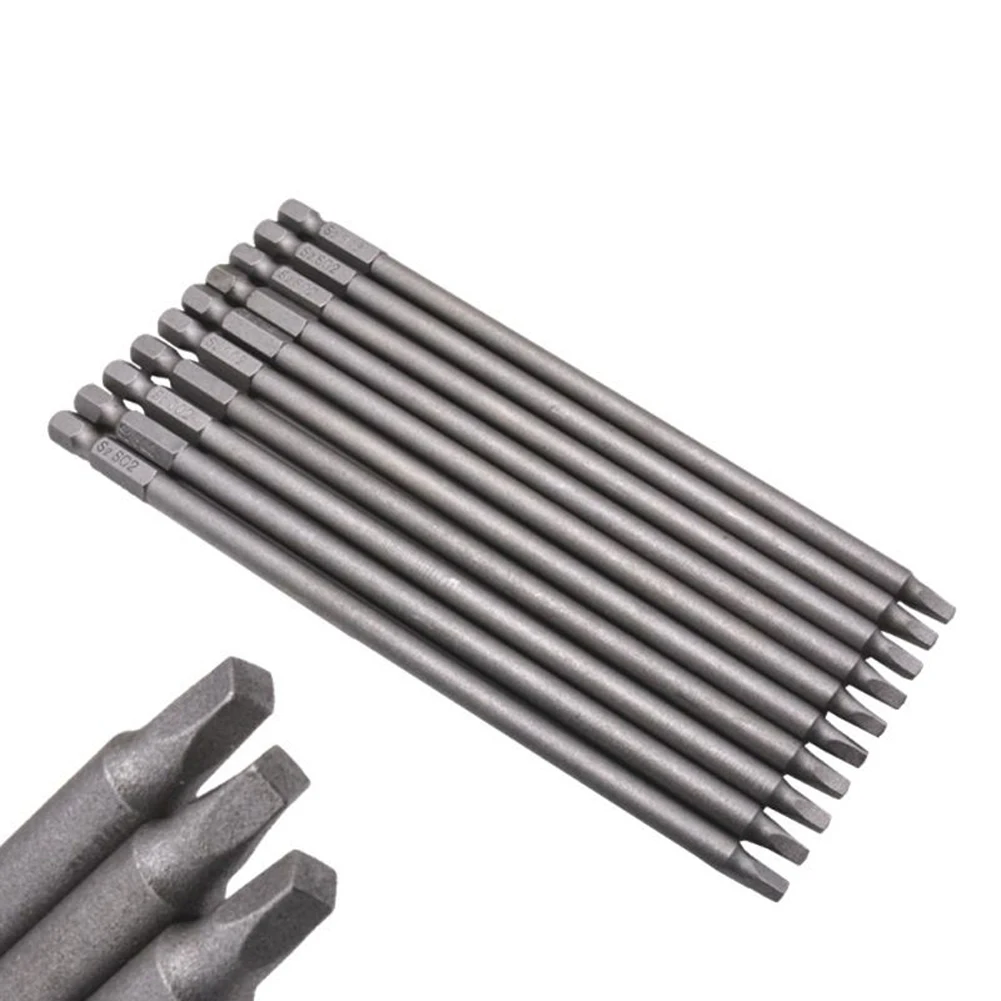 10pcs 150mm Square Driver Bit SQ2 Square Head Electric Screwdriver Head Screw Driver Bits For Electric Screwdriver
10pcs 150mm Square Driver Bit SQ2 Square Head Electric Screwdriver Head Screw Driver Bits For Electric Screwdriver