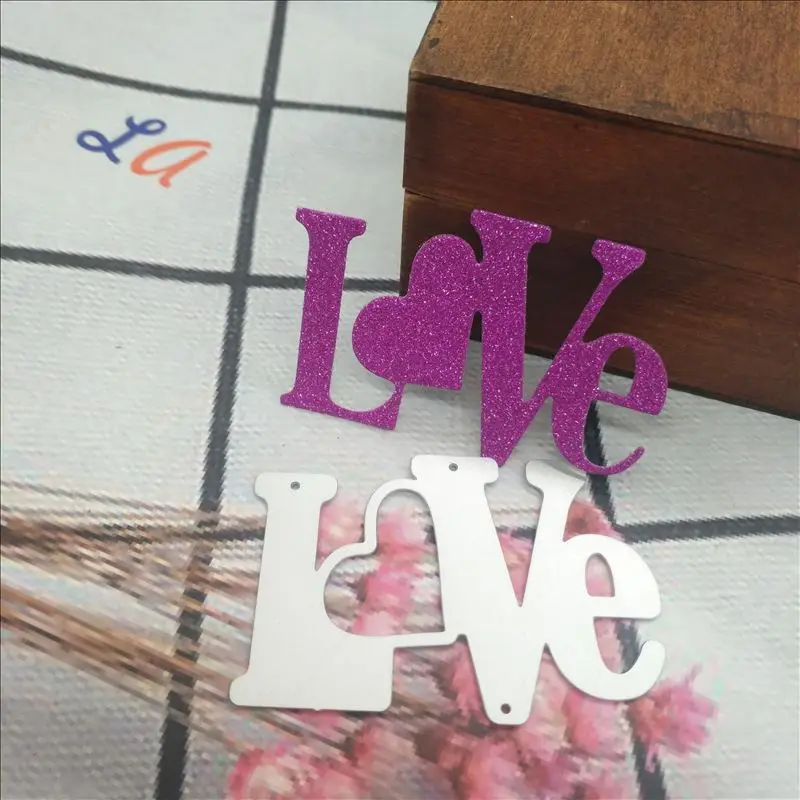 Love Cutting Dies Mold Scrapbook Seal DIY Manual Mold Home Album Production Tool High Carbon Steel Material
Love Cutting Dies Mold Scrapbook Seal DIY Manual Mold Home Album Production Tool High Carbon Steel Material