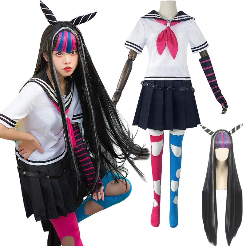 Ibuki Mioda Cosplay Costume Danganronpa Female Student Jk Uniform Skirt 6 Sets + wig of Halloween Costume XS-3XL
Ibuki Mioda Cosplay Costume Danganronpa Female Student Jk Uniform Skirt 6 Sets + wig of Halloween Costume XS-3XL