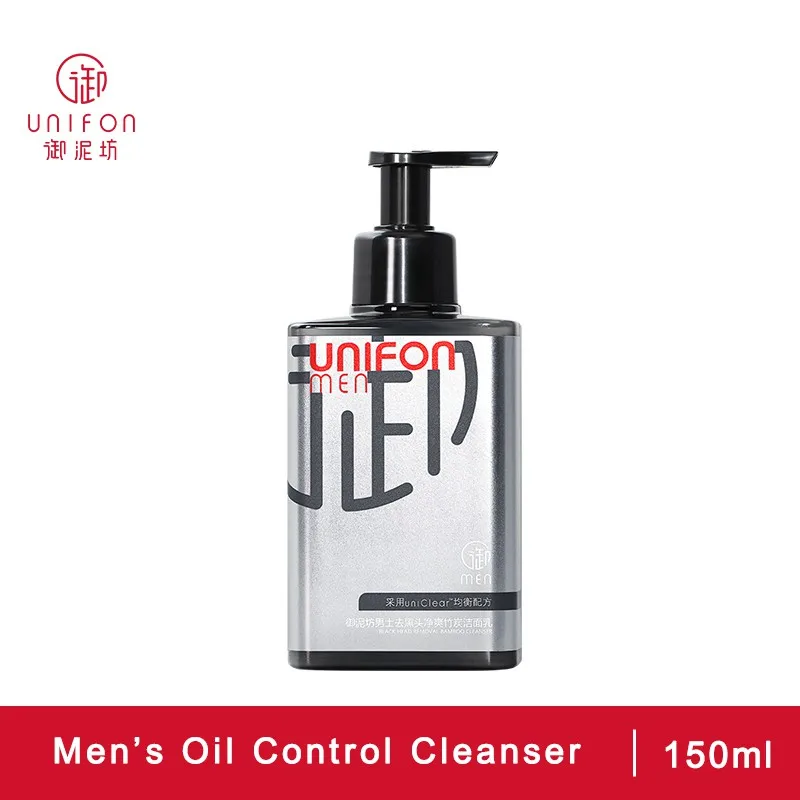 Unifon Men's Bamboo Charcoal Cleansing Deep Cleansing Pores Oil Control Amino Acid Remove Blackhead Cleanser 150ml
Unifon Men's Bamboo Charcoal Cleansing Deep Cleansing Pores Oil Control Amino Acid Remove Blackhead Cleanser 150ml