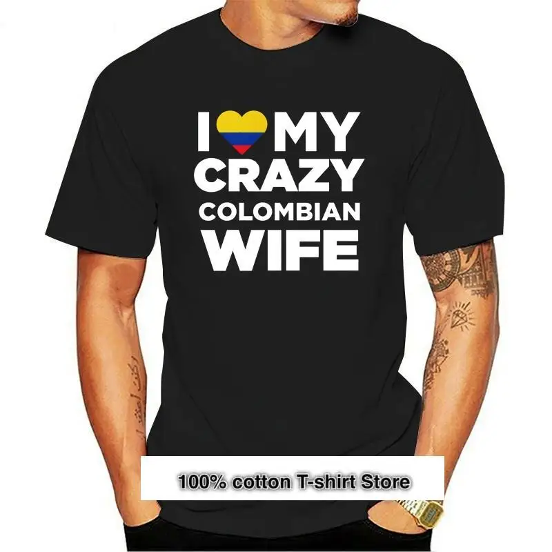 Camiseta My Crazy para hombre, camisa con estampado de esposa colombiana, nativa de Colombia, divertida, abrigo, tops, nueva
Camiseta My Crazy para hombre, camisa con estampado de esposa colombiana, nativa de Colombia, divertida, abrigo, tops, nueva