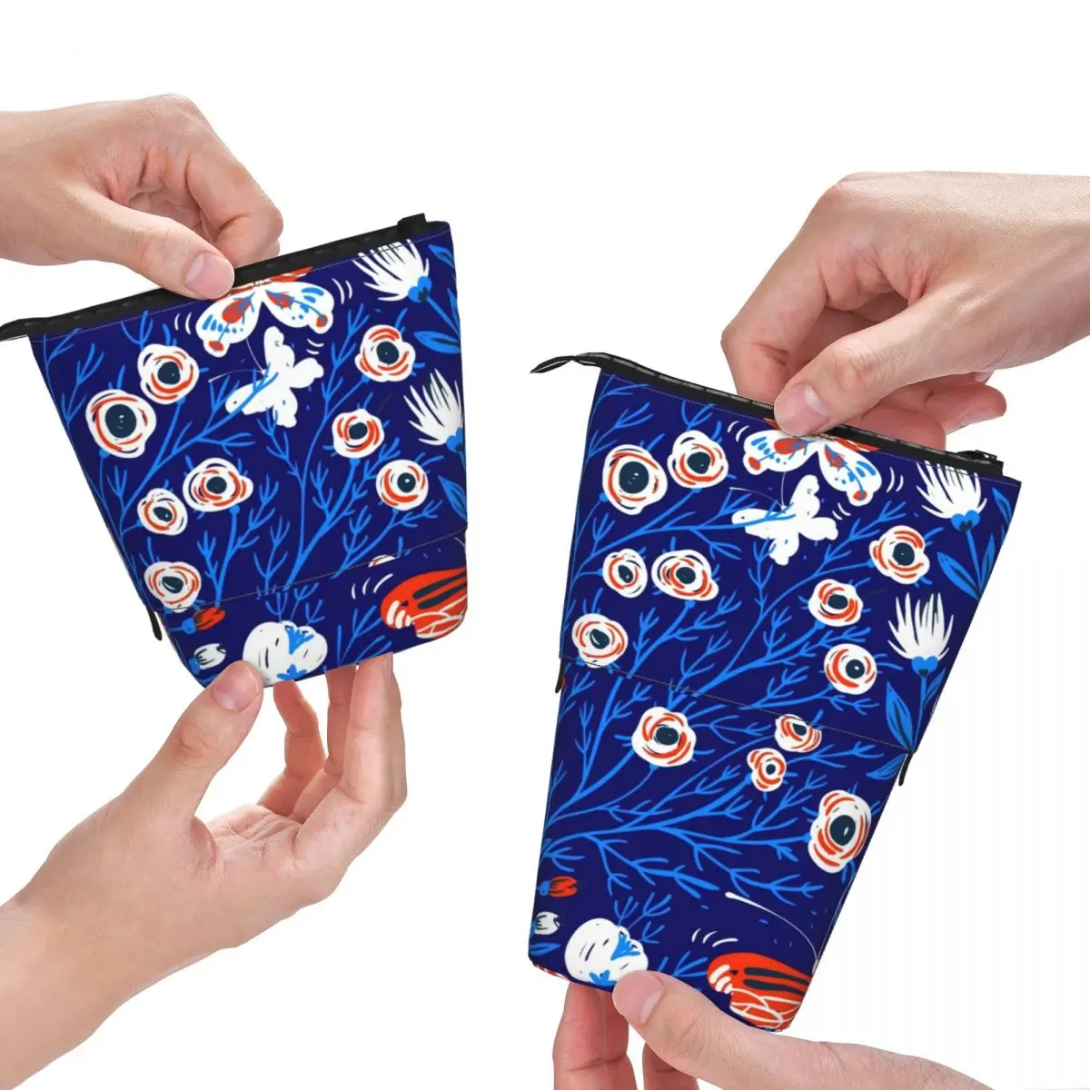 Funny Flower Print Fold Pencil Case Floral Butterfly School Girls Boys Standing Pencil Box Kawaii Pen Bags 
Funny Flower Print Fold Pencil Case Floral Butterfly School Girls Boys Standing Pencil Box Kawaii Pen Bags