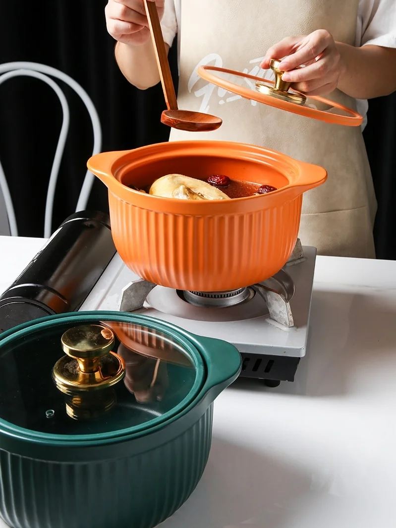 Household Casserole for Making Soup Chinese Casseroles Gas High Temperature Heat Resistant Claypot Rice Stew Pot
Household Casserole for Making Soup Chinese Casseroles Gas High Temperature Heat Resistant Claypot Rice Stew Pot