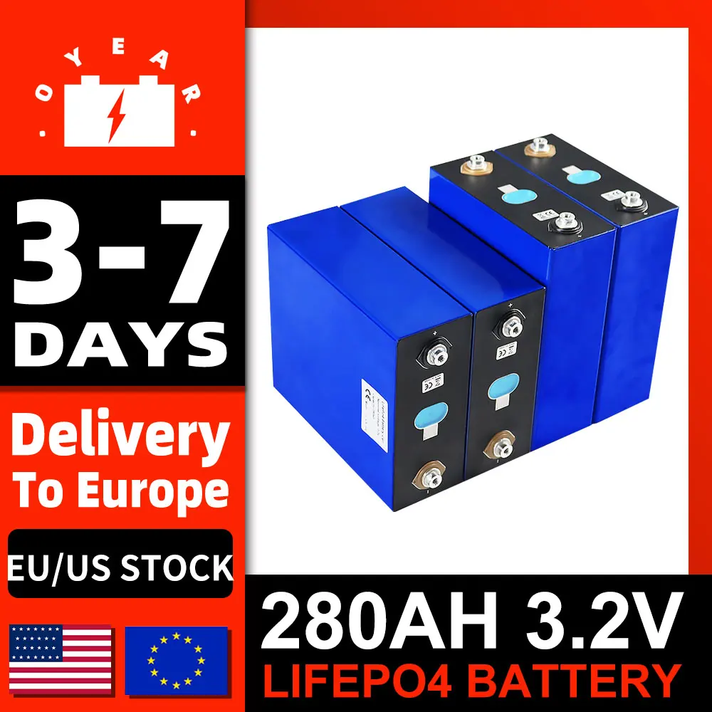 280Ah Lifepo4 Battery Grade A Deep Cycle Marine Battery Rechargeable Lithium Iron Phosphate Cell Pack For Golf Cart Rv Vans
280Ah Lifepo4 Battery Grade A Deep Cycle Marine Battery Rechargeable Lithium Iron Phosphate Cell Pack For Golf Cart Rv Vans