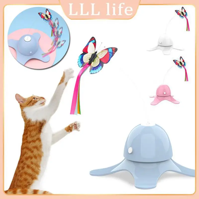 Durable Interactive Butterfly 360 Degrees Rotate Electric Cat Toy Night Fluorescent Effect Prevent Slipping Smart Cat Toys
Durable Interactive Butterfly 360 Degrees Rotate Electric Cat Toy Night Fluorescent Effect Prevent Slipping Smart Cat Toys