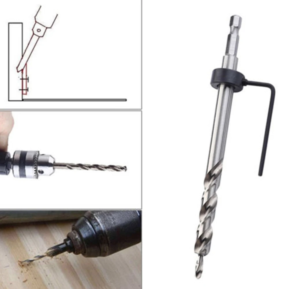 5set Step Drill Bit 9mm Hex Shank Pocket Pilot Hole Drill With Wrench Limit Ring For Pocket Hole Guides Corded High-rpm Drills
5set Step Drill Bit 9mm Hex Shank Pocket Pilot Hole Drill With Wrench Limit Ring For Pocket Hole Guides Corded High-rpm Drills