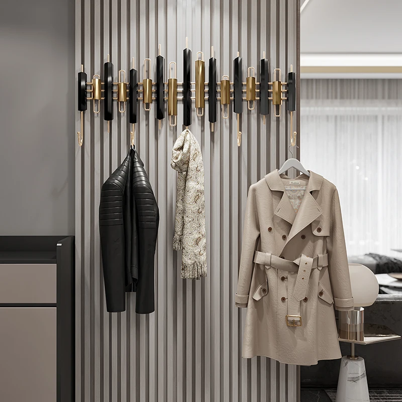 Suspension Minimalist Coat Rack Living Room Door Metal Design Vertical Hall Coat Rack Wall Hanging Appendiabiti Household Items
Suspension Minimalist Coat Rack Living Room Door Metal Design Vertical Hall Coat Rack Wall Hanging Appendiabiti Household Items