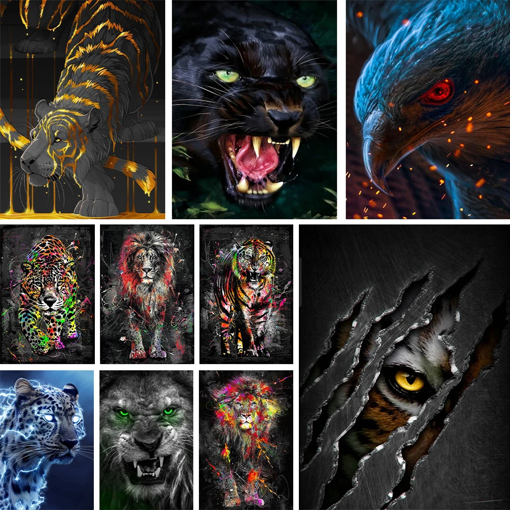 Animal Tiger Eagle Pre-Printed Cross-Stitch Set Embroidery DMC Threads Needlework Painting Handicraft Craft Mulina Package Floss
Animal Tiger Eagle Pre-Printed Cross-Stitch Set Embroidery DMC Threads Needlework Painting Handicraft Craft Mulina Package Floss