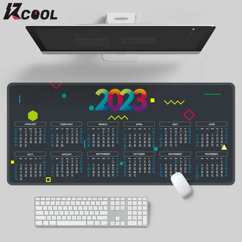 2023 Calendar Mouse Pad for Computer Laptop Notebook Rectangle Oversized Non-Slip Office Desk Calendar Table Mat Happy New Year
2023 Calendar Mouse Pad for Computer Laptop Notebook Rectangle Oversized Non-Slip Office Desk Calendar Table Mat Happy New Year