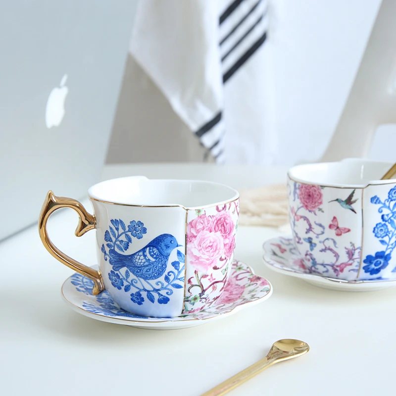 Chinese Porcelain Espresso Coffee Cup Luxury British Afternoon Reusable Tea Cup Set Creative Taza De Cafe Porcelain Tableware
Chinese Porcelain Espresso Coffee Cup Luxury British Afternoon Reusable Tea Cup Set Creative Taza De Cafe Porcelain Tableware